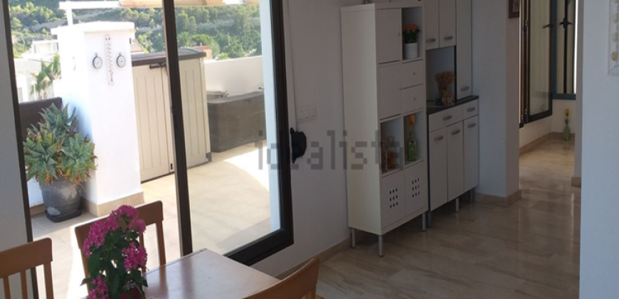 Espectacular ático en la playa del dossel con vistas fabulosas del mar