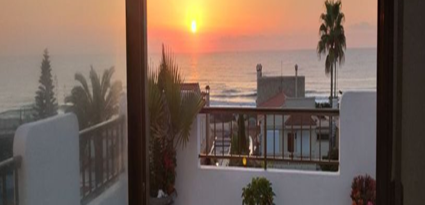 Espectacular ático en la playa del dossel con vistas fabulosas del mar